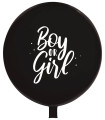 GIGANT BALLOON 60 CM BLACK BOY OR GIRL