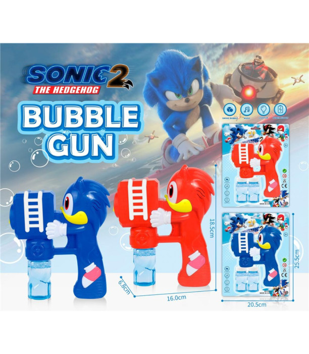 SONIC SOAP BUBBLE GUN - SOAP BUBBLES