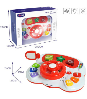 BABY MUSICAL TOY WITH A STEERING WHEEL - Musical