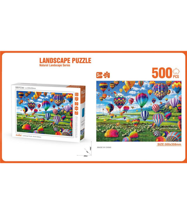 ΠΑΙΔΙΚΟ ΠΑΖΛ 500 ΚΟΜΜΑΤΙΑ ΤΟΠΙΟ ΜΕ ΜΠΑΛΟΝΙΑ Armtoys
