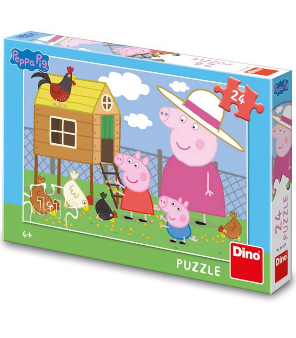 ΠΑΖΛ ΠΑΙΔΙΩΝ PEPPA PIG: ΚΟΤΣΙΔΕΣ 24 ΤΜΗΜΑΤΑ Dino