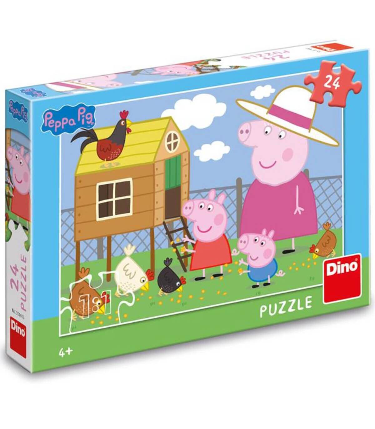 ΠΑΖΛ ΠΑΙΔΙΩΝ PEPPA PIG: ΚΟΤΣΙΔΕΣ 24 ΤΜΗΜΑΤΑ Dino