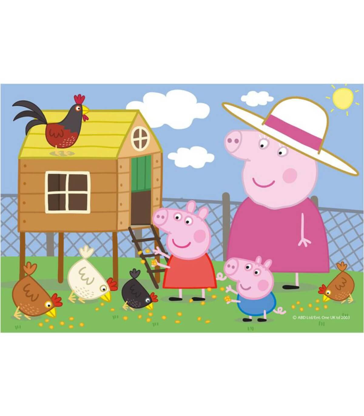 ΠΑΖΛ ΠΑΙΔΙΩΝ PEPPA PIG: ΚΟΤΣΙΔΕΣ 24 ΤΜΗΜΑΤΑ Dino