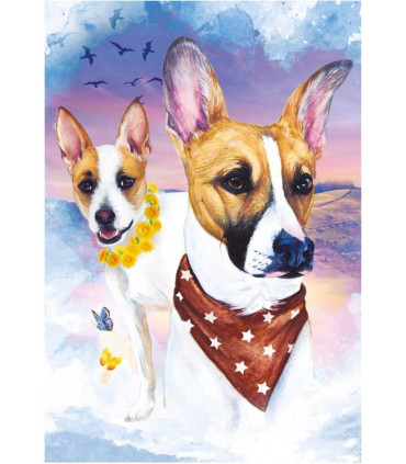 CHILDREN'S PUZZLE DOGS 24 PIECES - PUZZLES AND CUBES