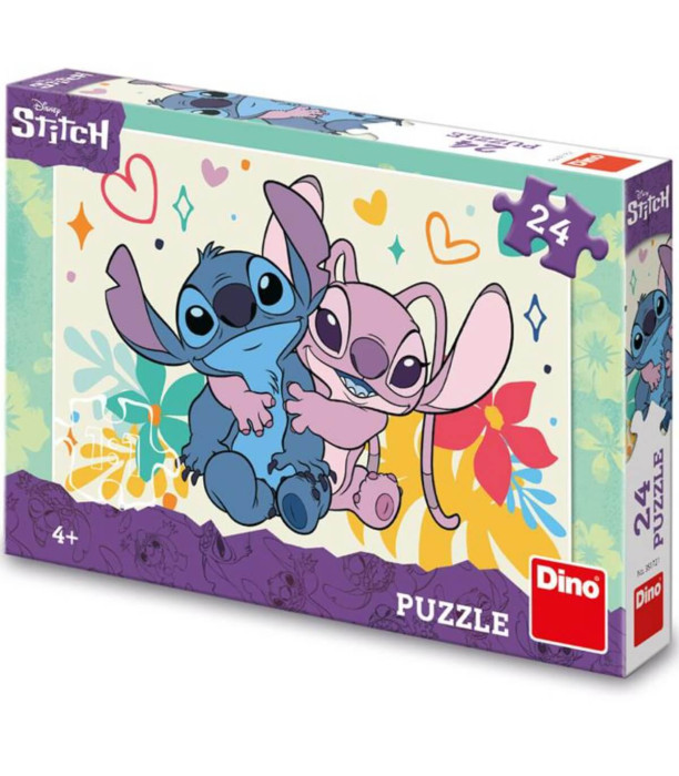 ΠΑΖΛ ΓΙΑ ΠΑΙΔΙΑ STITCH ΚΑΙ ANGEL 24 ΚΟΜΜΑΤΙΑ Dino