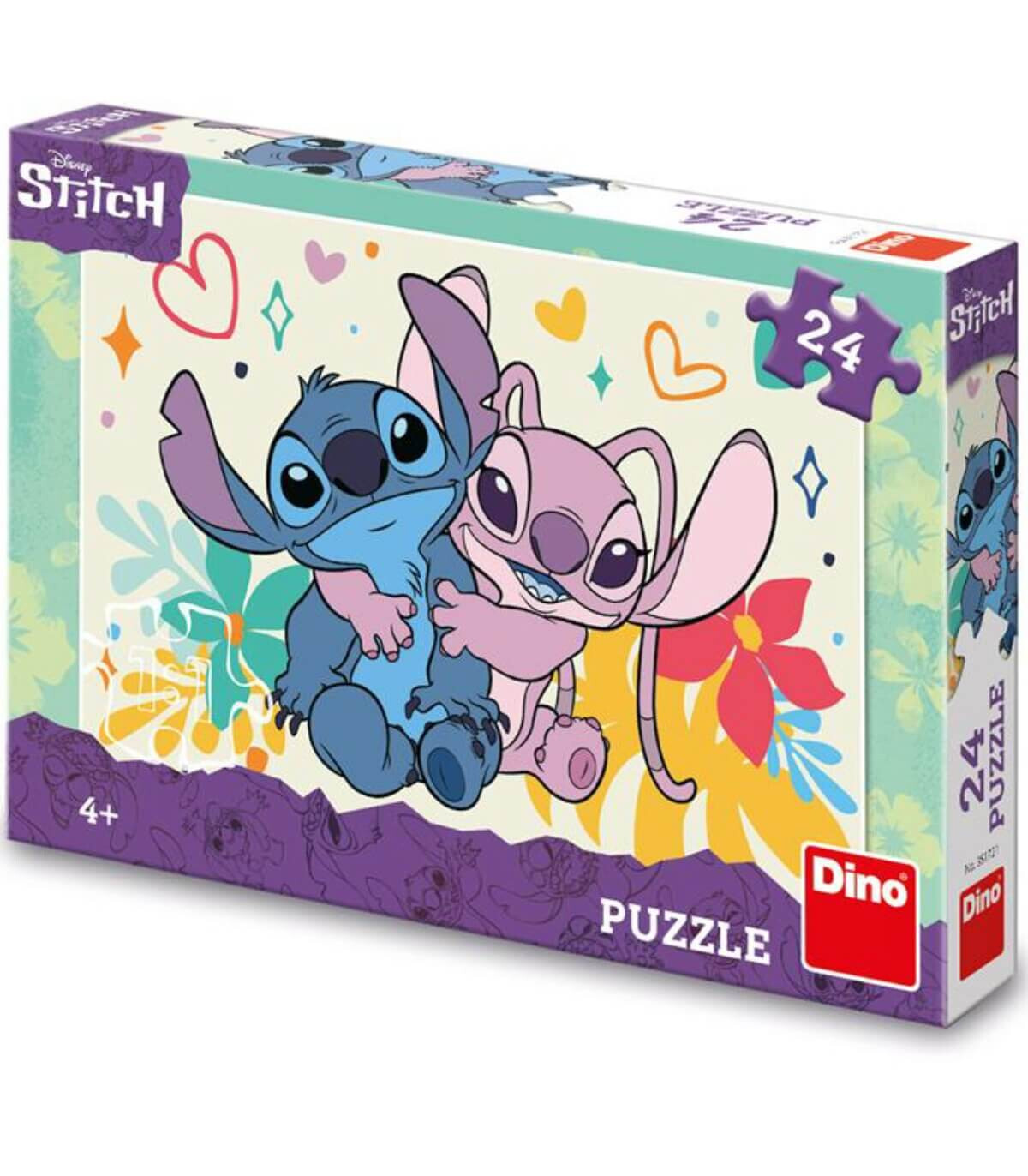 ΠΑΖΛ ΓΙΑ ΠΑΙΔΙΑ STITCH ΚΑΙ ANGEL 24 ΚΟΜΜΑΤΙΑ Dino