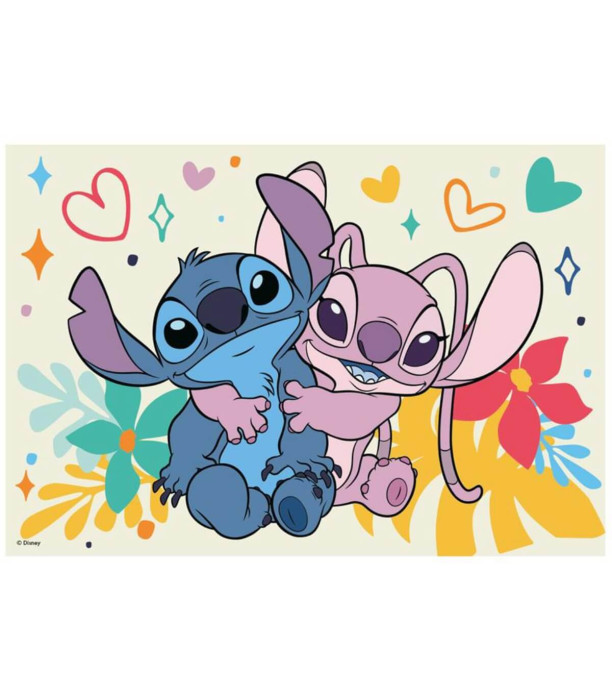 ΠΑΖΛ ΓΙΑ ΠΑΙΔΙΑ STITCH ΚΑΙ ANGEL 24 ΚΟΜΜΑΤΙΑ Dino