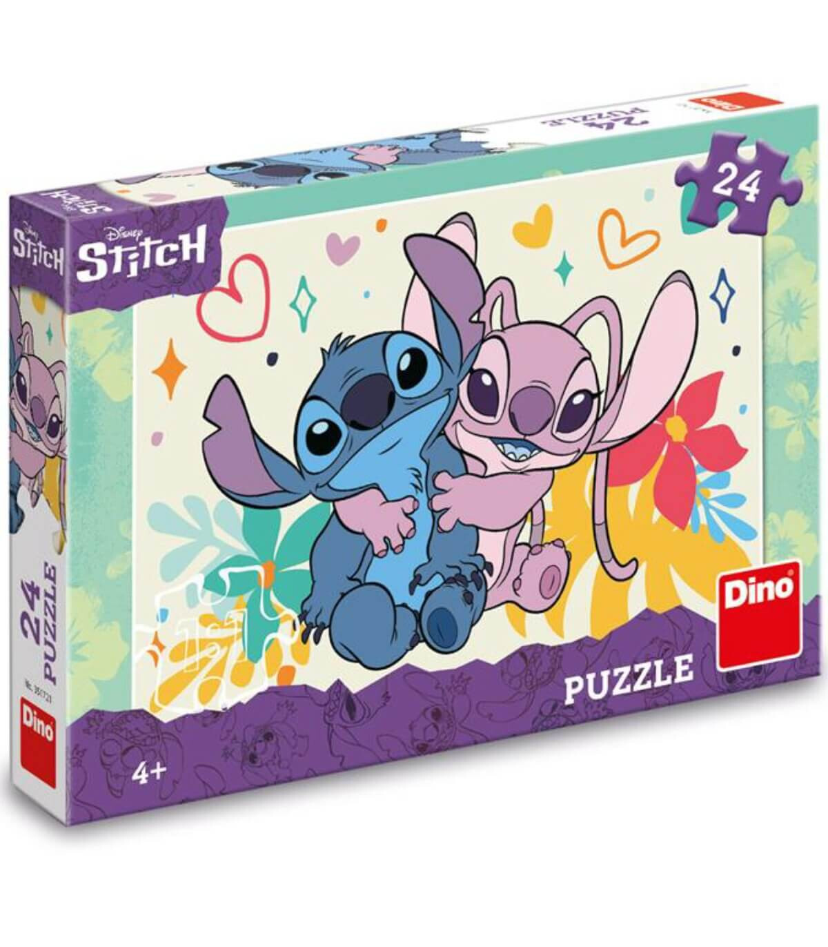 ΠΑΖΛ ΓΙΑ ΠΑΙΔΙΑ STITCH ΚΑΙ ANGEL 24 ΚΟΜΜΑΤΙΑ Dino