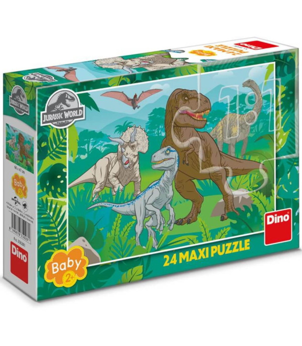 ΜΑΞΙ ΠΑΖΛ JURASSIC WORLD 24 ΜΕΡΗ Dino