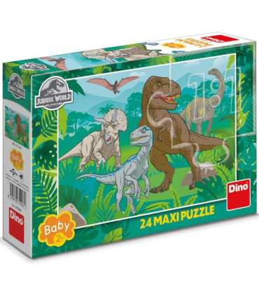 MAXI PUZZLE JURASSIC WORLD 24 PIECES - PUZZLES AND CUBES