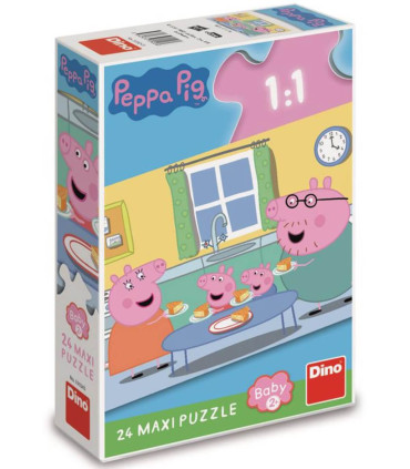 MAXI PUZZLE PEPPA PIG: LUNCH 24 PIECES - PUZZLES AND CUBES