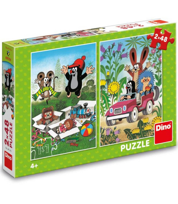 CHILDREN'S PUZZLE THE LITTLE MOLE 2X48 PIECES - PUZZLES AND CUBES