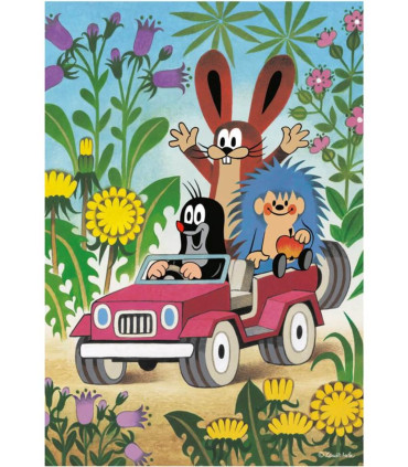 CHILDREN'S PUZZLE THE LITTLE MOLE 2X48 PIECES - PUZZLES AND CUBES