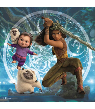 CHILDREN'S PUZZLE RAYA AND THE LAST DRAGON 3X55 PIECES - PUZZLES AND CUBES