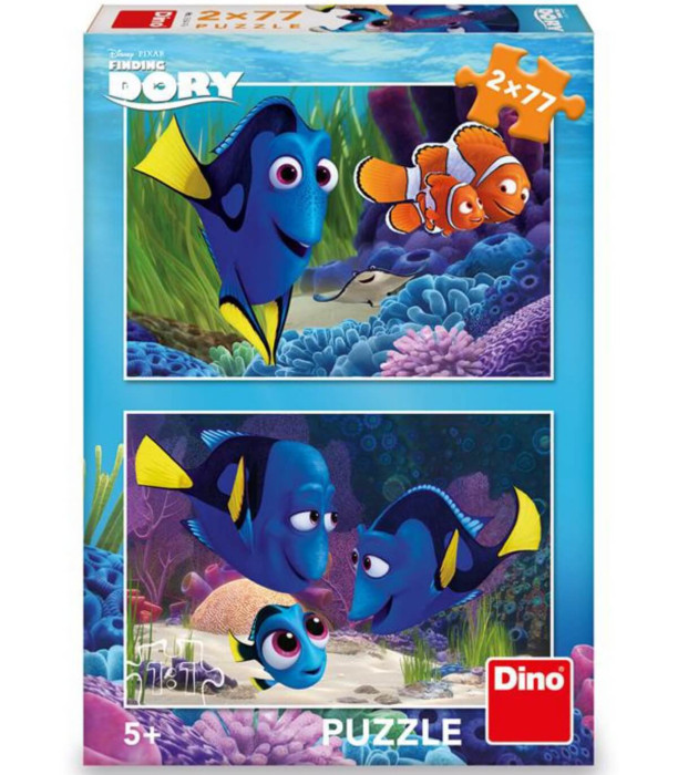 CHILDREN'S PUZZLE DORY & NEMO 2X77 PIECES - PUZZLES AND CUBES