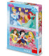 CHILDREN'S PUZZLE PRINCESSES 2X77 PIECES - PUZZLES AND CUBES