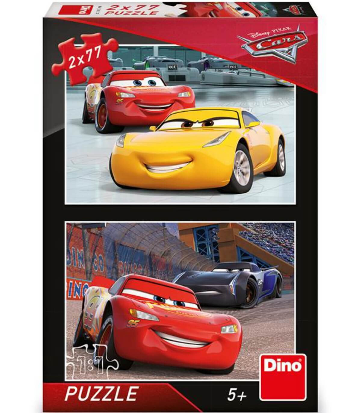 ΠΑΖΛ ΓΙΑ ΠΑΙΔΙΑ CARS: ΡΑΛΛΥ 2X77 ΚΟΜΜΑΤΙΑ Dino
