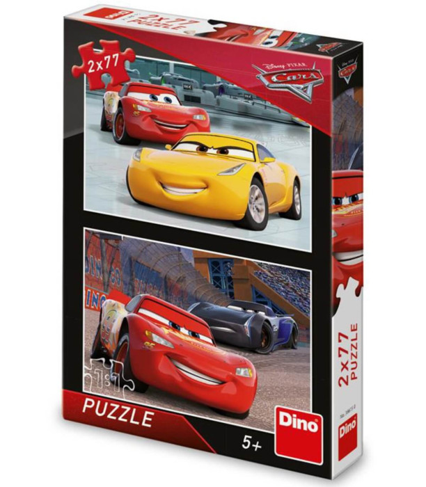 CHILDREN'S PUZZLE CARS: RACERS 2X77 PIECES - PUZZLES AND CUBES