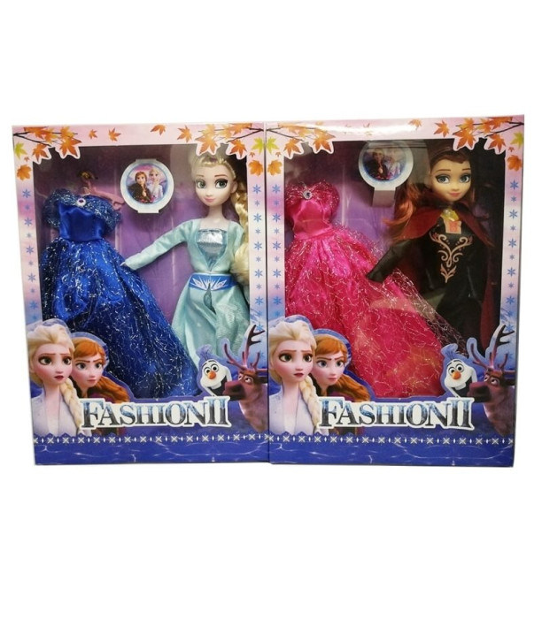 ICE KINGDOM DOLL WITH ADDITIONAL DRESS 2 TYPES - DOLLS AND MERMAIDS