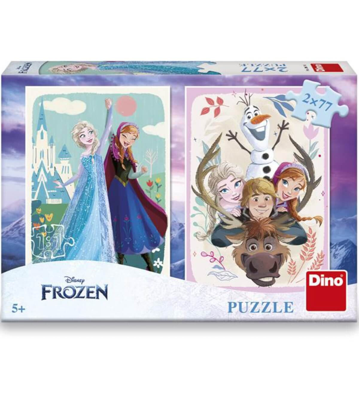 ΠΑΖΛ ΓΙΑ ΠΑΙΔΙΑ FROZEN: ANNA & ELSA 2X77 ΚΟΜΜΑΤΙΑ Dino