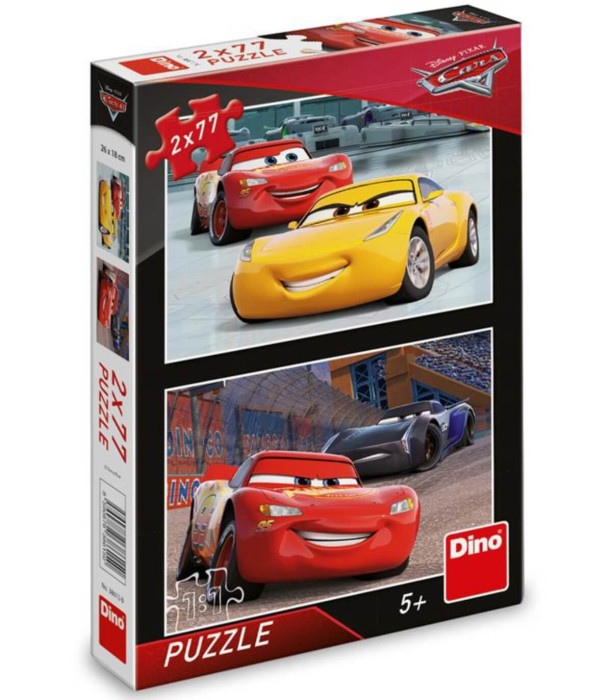 CHILDREN'S PUZZLE CARS: RACERS 2X77 PIECES - PUZZLES AND CUBES