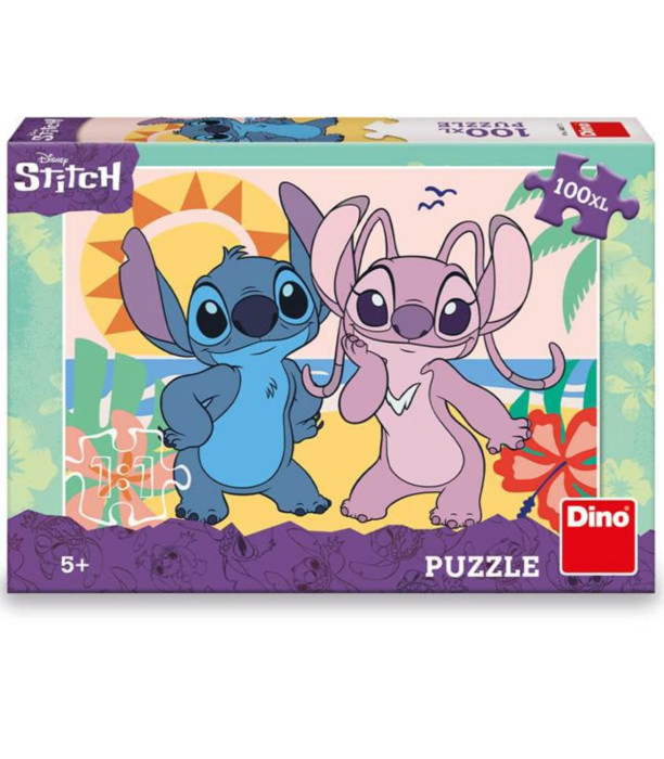 ΠΑΖΛ ΓΙΑ ΠΑΙΔΙΑ STITCH: ΣΤΗΝ ΠΑΡΑΛΙΑ 100 XL ΚΟΜΜΑΤΙΑ Dino