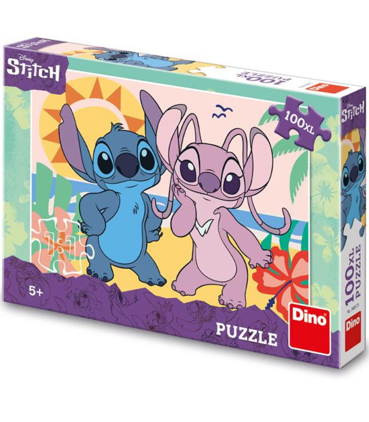 ΠΑΖΛ ΓΙΑ ΠΑΙΔΙΑ STITCH: ΣΤΗΝ ΠΑΡΑΛΙΑ 100 XL ΚΟΜΜΑΤΙΑ Dino