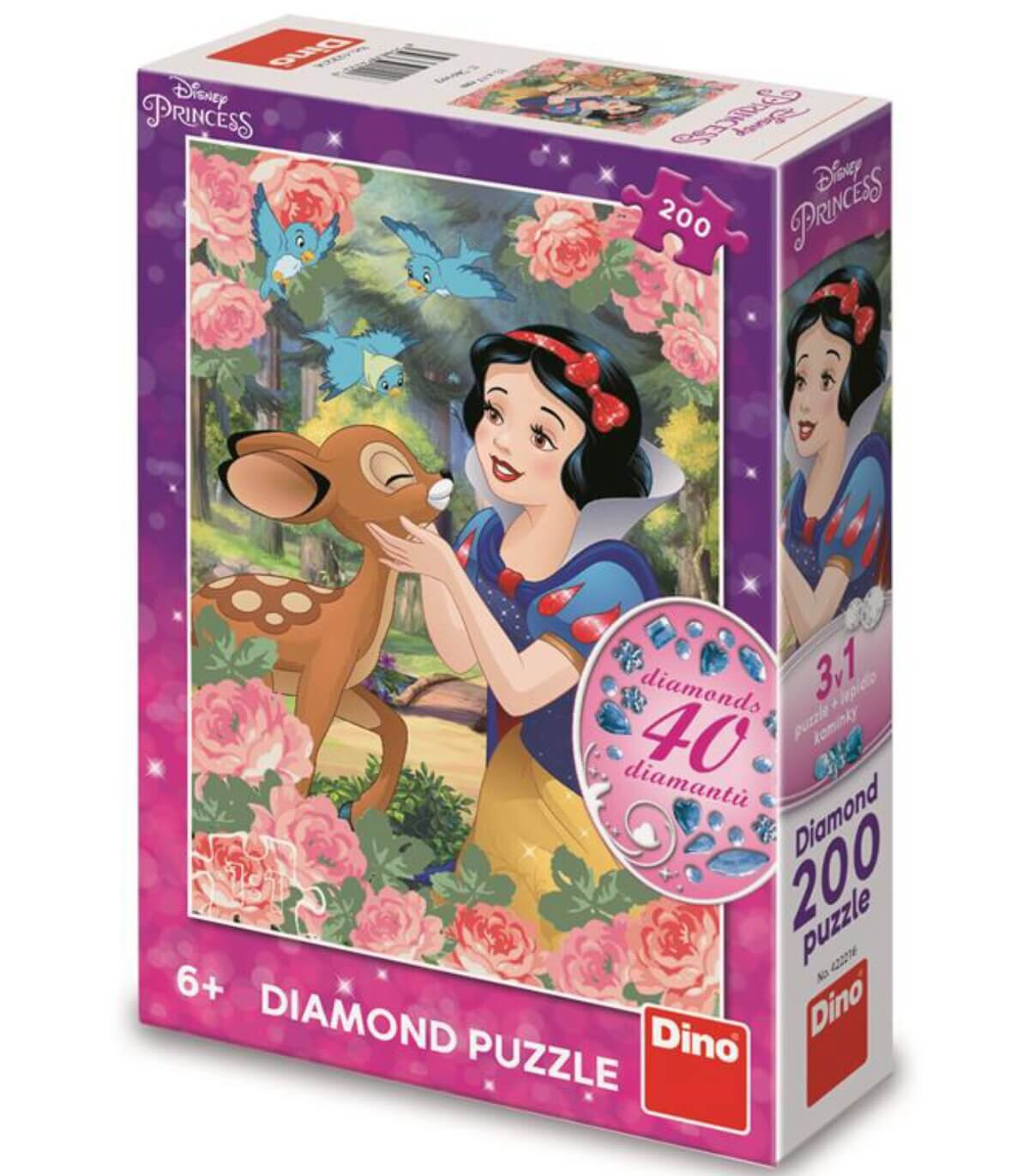 CHILDREN'S PUZZLE SNOW WHITE 200 PIECES DIAMOND - PUZZLES AND CUBES