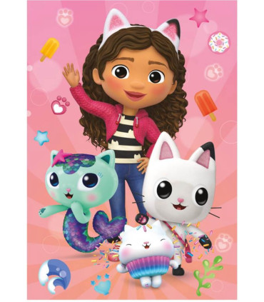 CHILDREN'S PUZZLE GABBY'S DOLLHOUSE 200 PIECES DIAMOND - PUZZLES AND CUBES