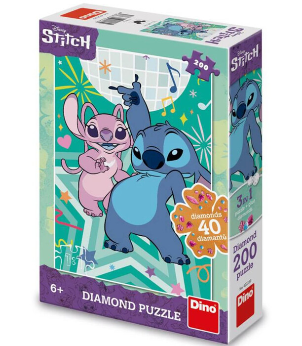 CHILDREN'S PUZZLE STITCH 200 PIECES DIAMOND - PUZZLES AND CUBES