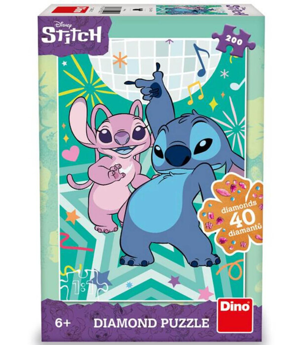 ΠΑΖΛ ΓΙΑ ΠΑΙΔΙΑ STITCH 200 ΚΟΜΜΑΤΙΑ ΔΙΑΜΑΝΤΙ Dino