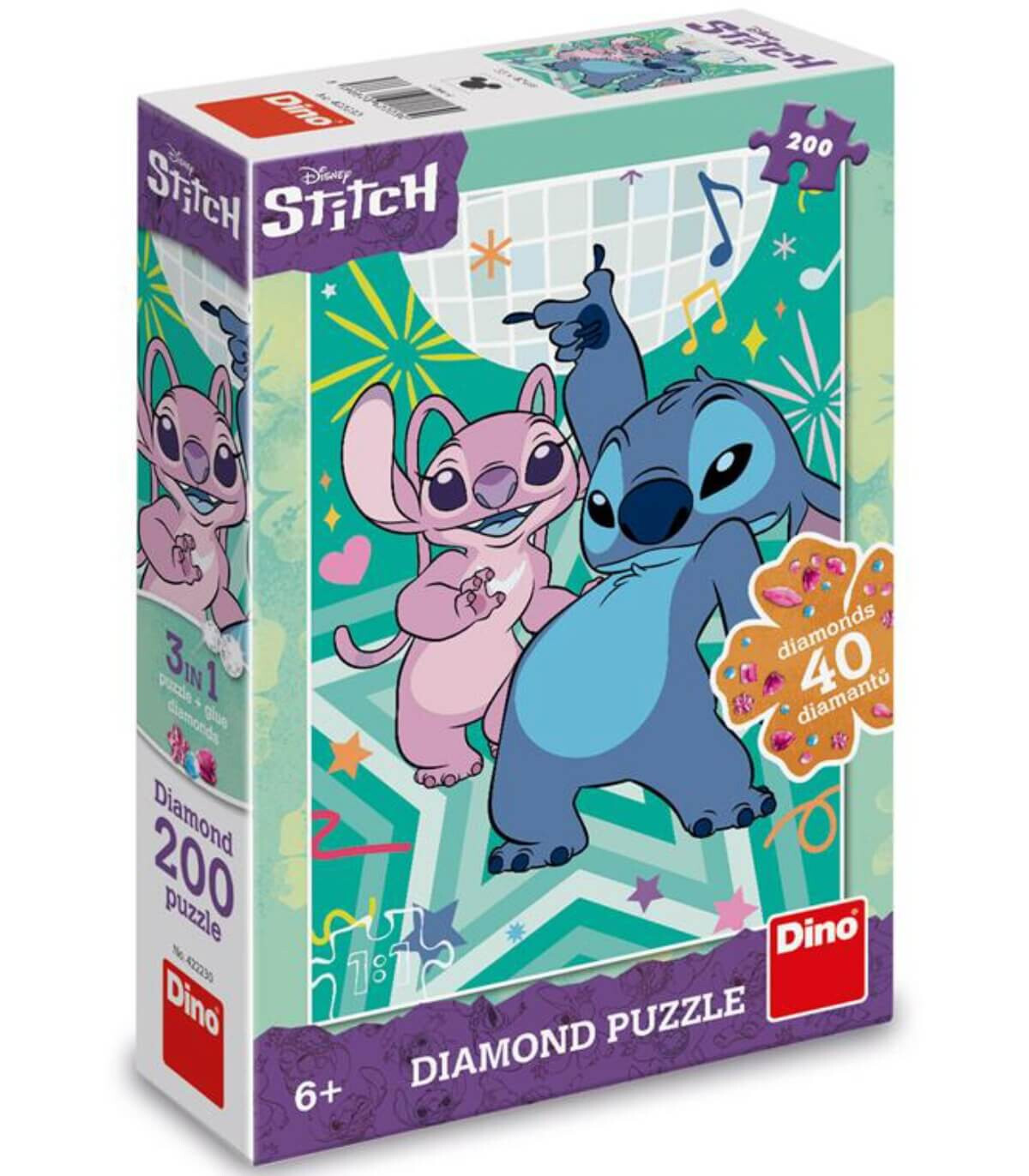 ΠΑΖΛ ΓΙΑ ΠΑΙΔΙΑ STITCH 200 ΚΟΜΜΑΤΙΑ ΔΙΑΜΑΝΤΙ Dino