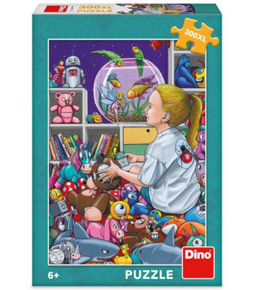 CHILDREN'S PUZZLE GIRL IN CHILDREN'S ROOM 300 XL PIECES - PUZZLES AND CUBES