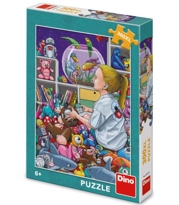 CHILDREN'S PUZZLE GIRL IN CHILDREN'S ROOM 300 XL PIECES - PUZZLES AND CUBES