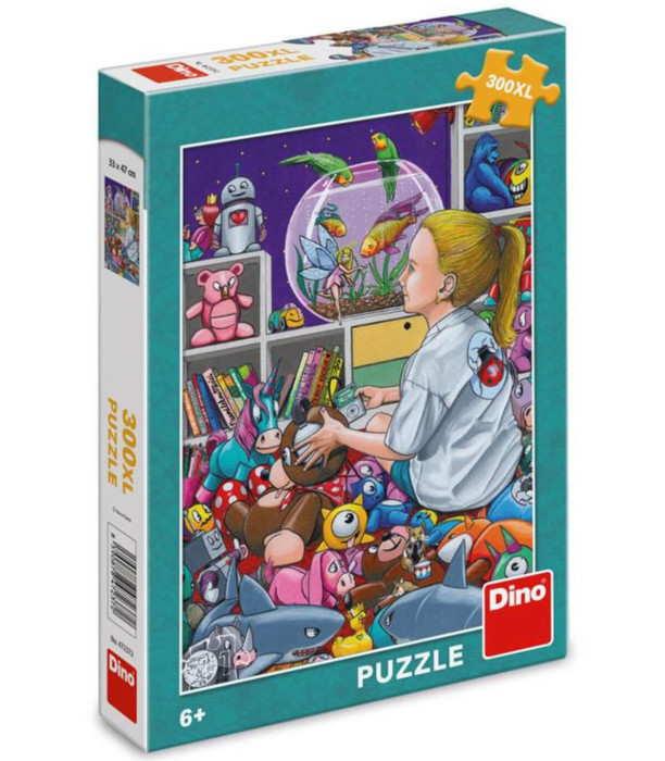 CHILDREN'S PUZZLE GIRL IN CHILDREN'S ROOM 300 XL PIECES - PUZZLES AND CUBES