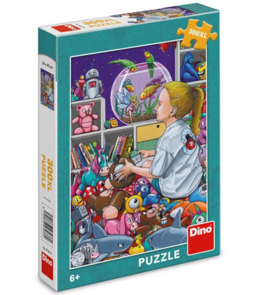 CHILDREN'S PUZZLE GIRL IN CHILDREN'S ROOM 300 XL PIECES - PUZZLES AND CUBES