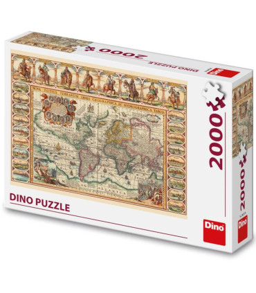ΠΑΖΛ ΙΣΤΟΡΙΚΟΣ ΧΑΡΤΗΣ ΤΟΥ ΚΟΣΜΟΥ 2000 ΜΕΡΗ Dino