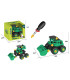 CHILDREN DISASSEMBLE THE FADROMA TRACTOR IN AN OPEN BOX - Detachable vehicles