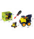 CHILDREN DISASSEMBLE A CONCRETE TRUCK IN AN OPEN BOX - Detachable vehicles