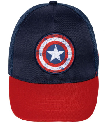 ΝΕΑΝΙΚΟ ΚΑΠΕΛΟ ΜΕ ΓΕΝΙΑ ΚΑΙ ΔΙΚΤΥΟ CAPTAIN AMERICA 56/58 Arditex