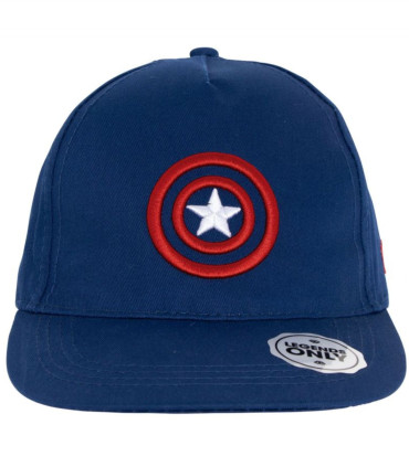 ΝΕΑΝΙΚΟ ΚΑΠΕΛΟ ΜΕ ΓΕΝΕΙΟ ΚΑΙ ΚΕΝΤΗΜΑ CAPTAIN AMERICA 56/58 Arditex