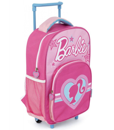 BARBIE CHILDREN'S WHEELBACKPACK WITH FRONT POCKET 41*24*12 - CHILDREN'S BACKPACKS