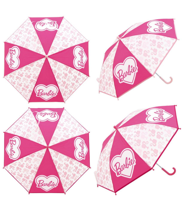 BARBIE CHILDREN'S HAND UMBRELLA TRANSPARENT 2 COLORS - CHILDREN'S UMBRELLAS