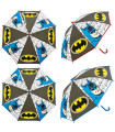 CHILDREN'S HANDHELD UMBRELLA BATMAN TRANSPARENT 2 COLORS