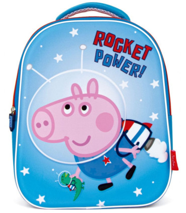3D PEPPA PIG - GEORGE CHILDREN'S BACKPACK 28*34*10 - CHILDREN'S BACKPACKS