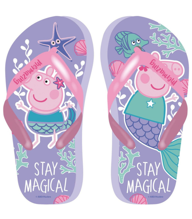 PEPPA PIG CHILDREN'S FLIP FLOPS 28-34 SERIES - CHILDREN'S SLIPPERS AND FLIP-FLOPS