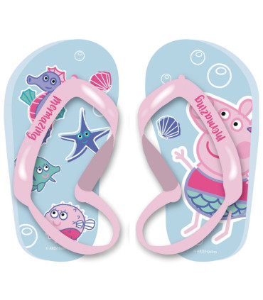 PEPPA PIG CHILDREN'S FLIP FLOPS WITH ELASTIC 22-28 SERIES - CHILDREN'S SLIPPERS AND FLIP-FLOPS