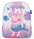 ΔΕΡΜΑΤΙΝΗ ΠΑΡΑΛΙΑΚΗ ΤΣΑΝΤΑ ΔΙΑΦΑΝΗ PEPPA PIG 32*25*23 Arditex