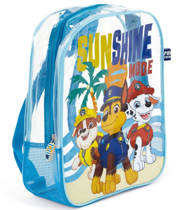 TRANSPARENT PAW PATROL CHILDREN'S BEACH BACKPACK 32*25*23 - CHILDREN'S BACKPACKS