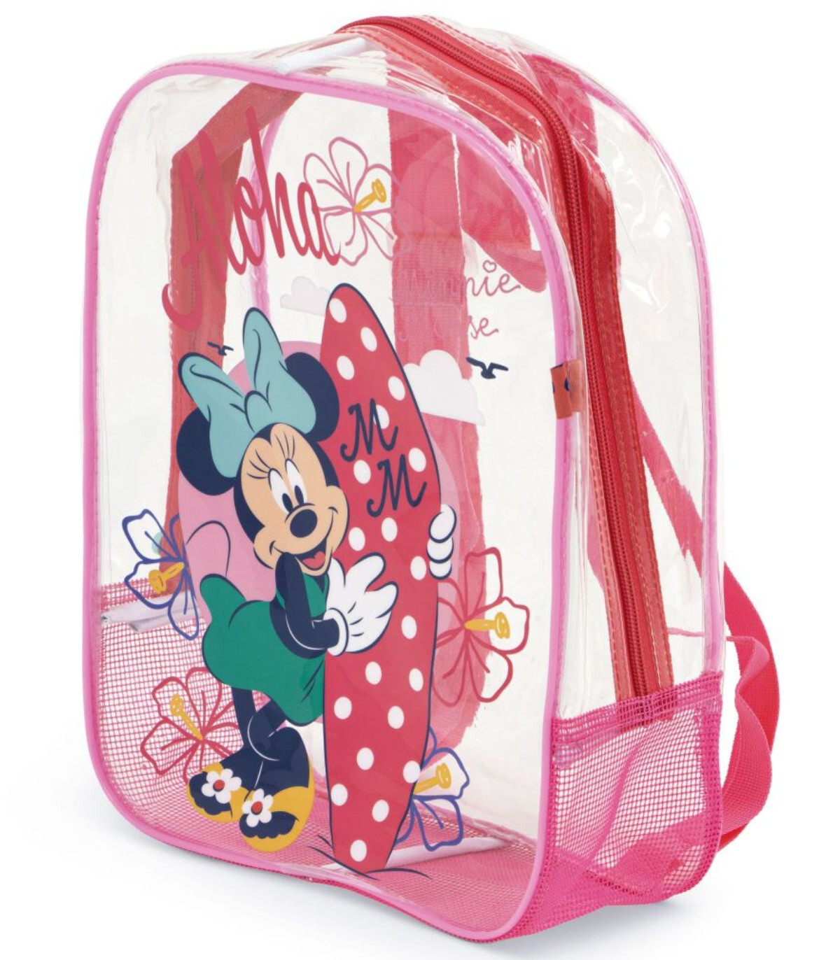 ΔΕΡΜΑΤΙΝΗ ΠΑΡΑΛΙΑΚΗ ΤΣΑΝΤΑ ΔΙΑΦΑΝΗ MINNIE 32*25*23 Arditex